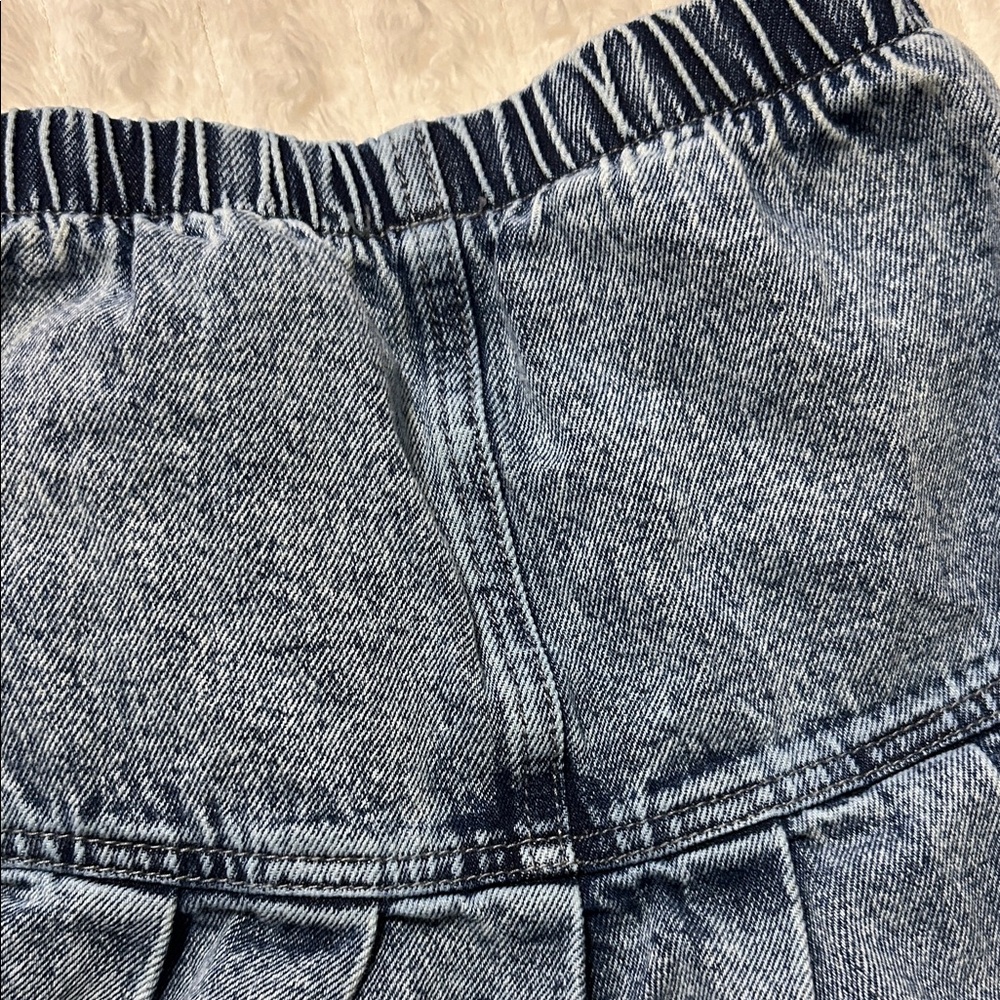 Denim Ruffle Skirt - Picture 7 of 8